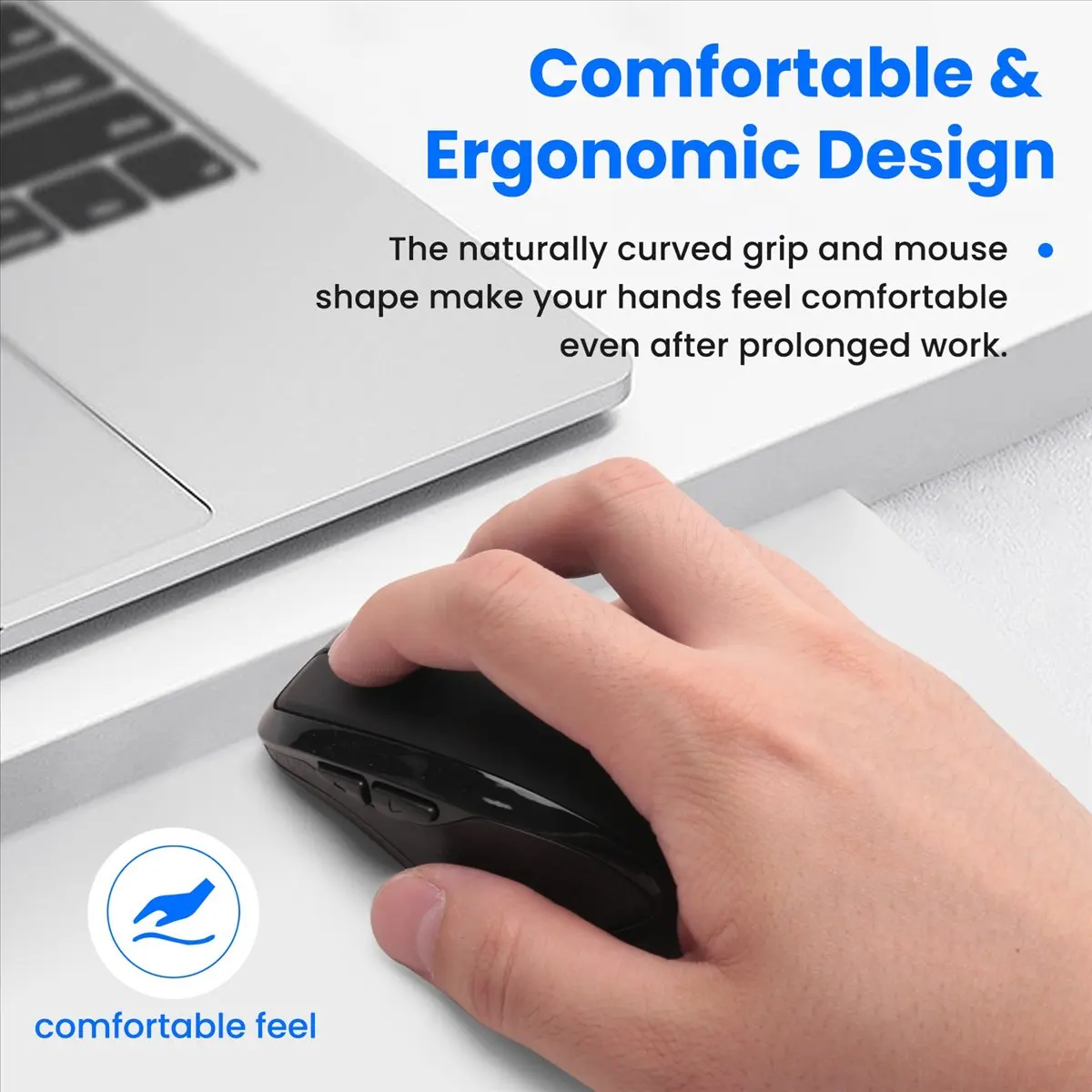【POPULAR PICK】-Type-C 2.4Ghz Wireless Mouse Available With Usb C Receiver For Pro And Chromebook Black