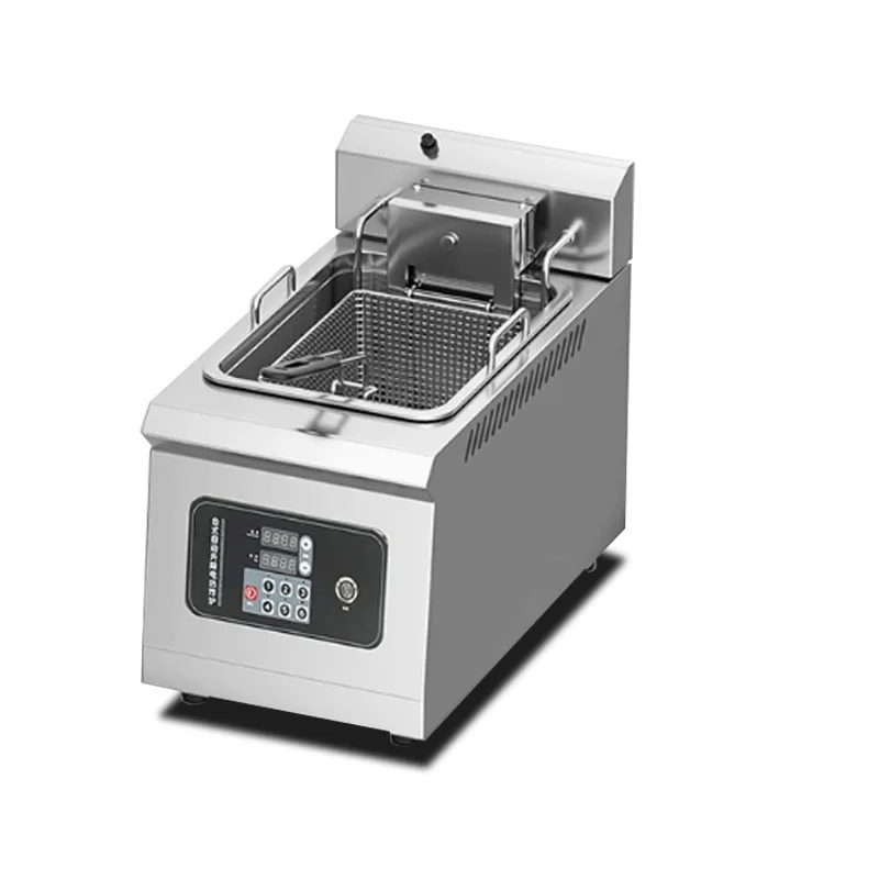 

Fully Automatic Commercial Electric Fryer Adjustable Double Tank Double Slot Large Capacity Intelligent Vertical Deep Fryer