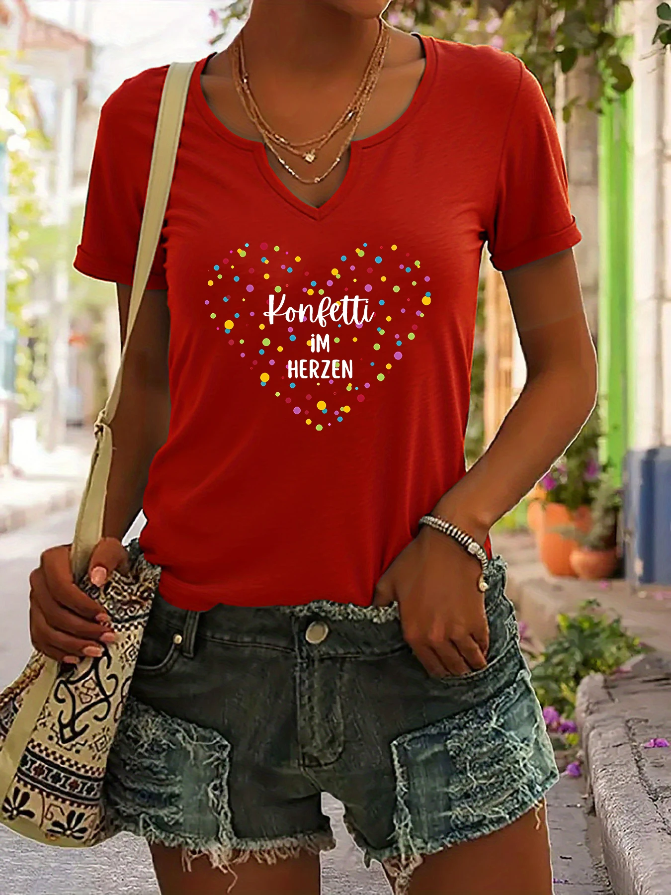 Women's V-Neck "Kon…