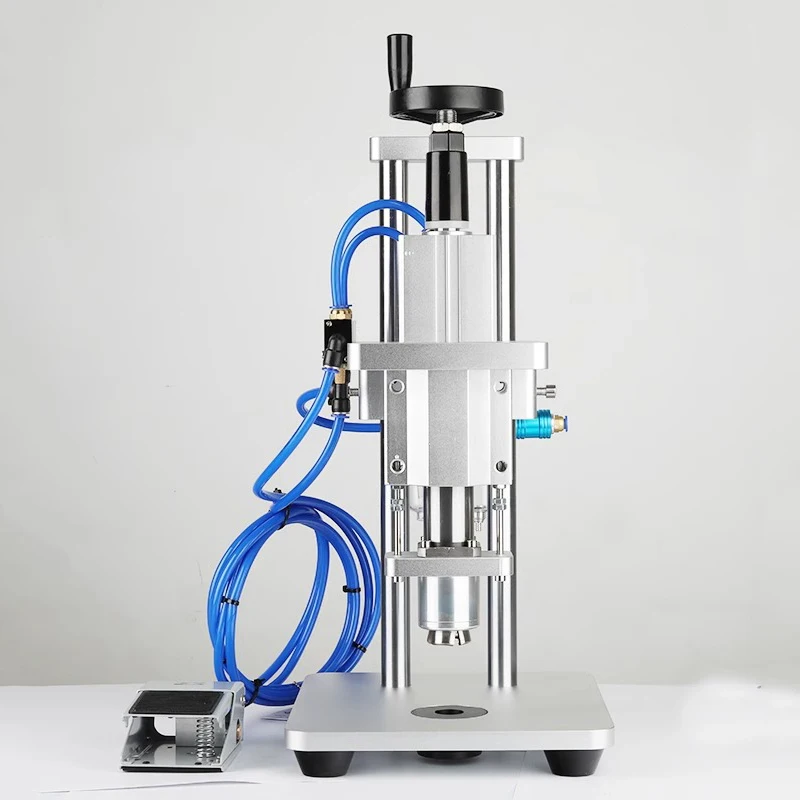 YT-80ZX Flacon pneumatische rolmachine, Afdekmachine, Automatische sluitmachine, Farmaceutische aluminium plastic dopafdichting