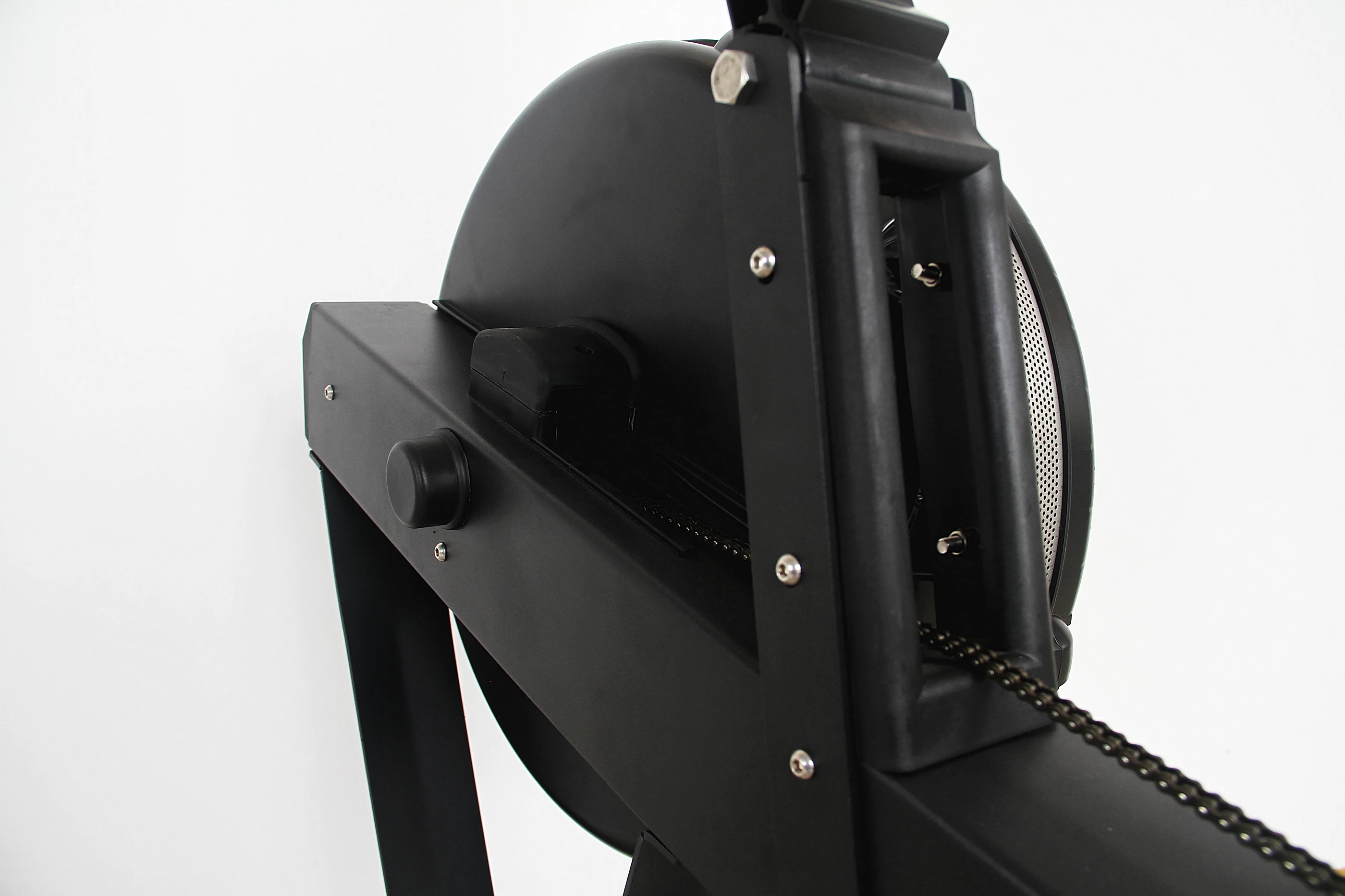 Commercial Air Resistance Rowing Machine for High-Intensity Gym and Home Training LED Monitor Included