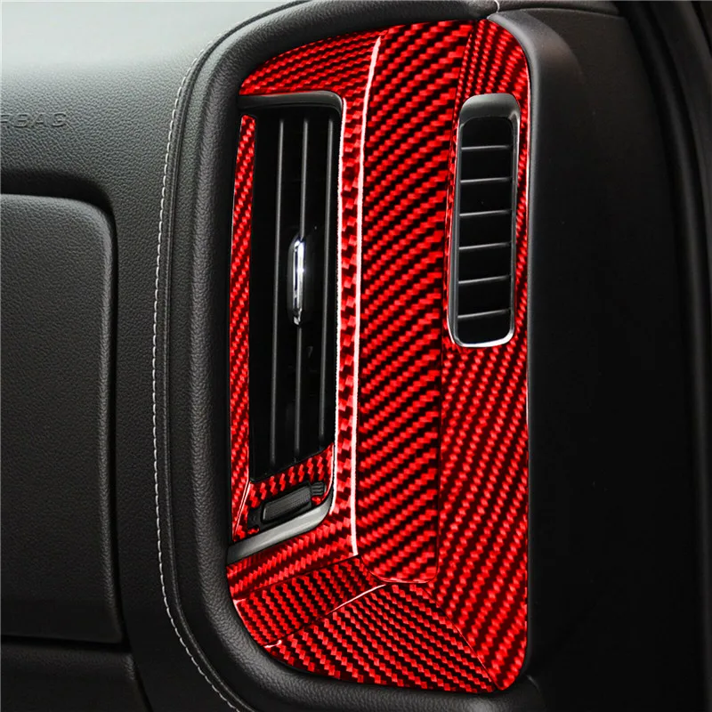 Driver Side Air Vent For Chevrolet Silverado 1500/GMC Sierra 1500 2014-2018 Carbon Fiber Stickers Car Interior Accessories