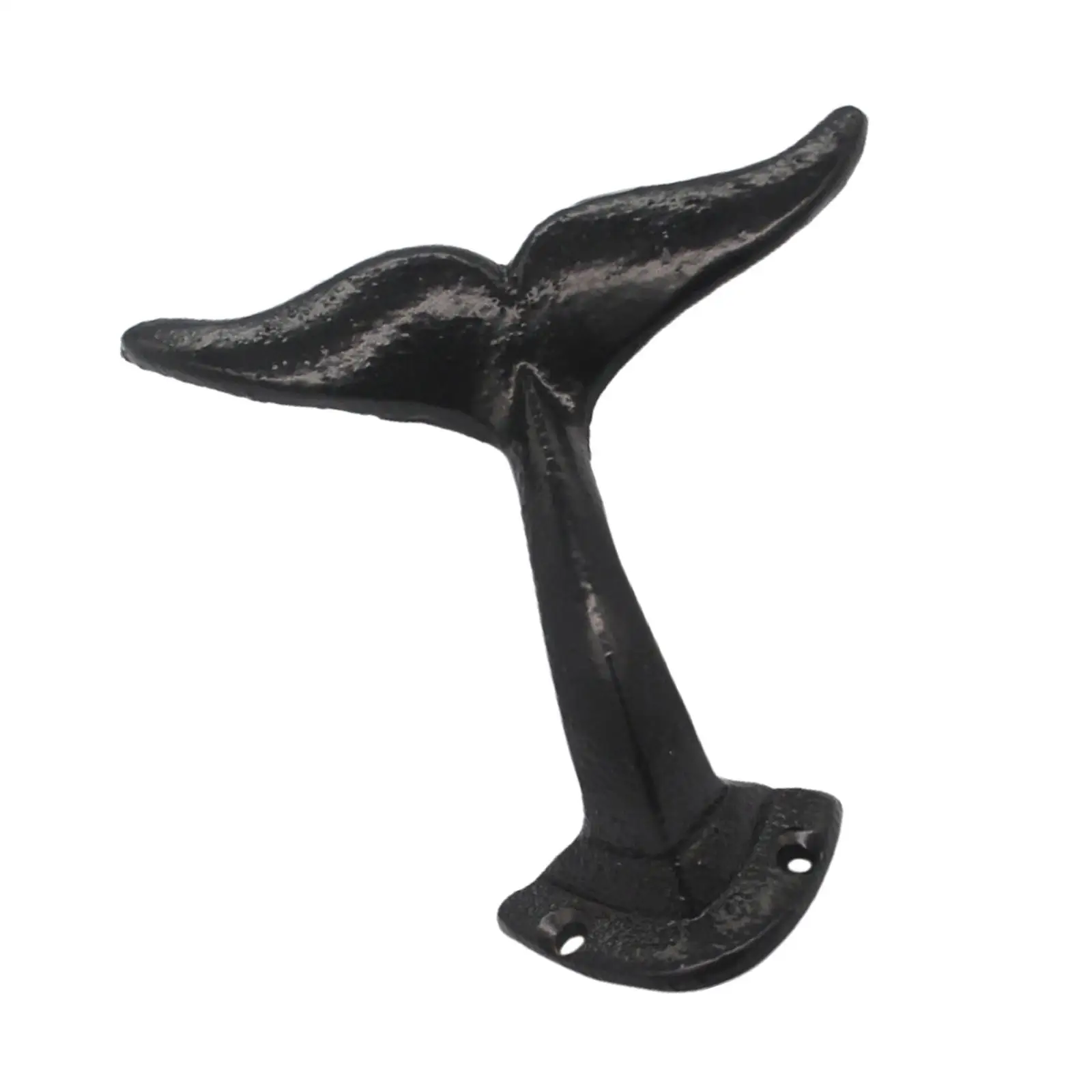 Whale Tail Hook Clothes Hook Cast Iron Whale Tail Wall Hooks for Towels Living Room