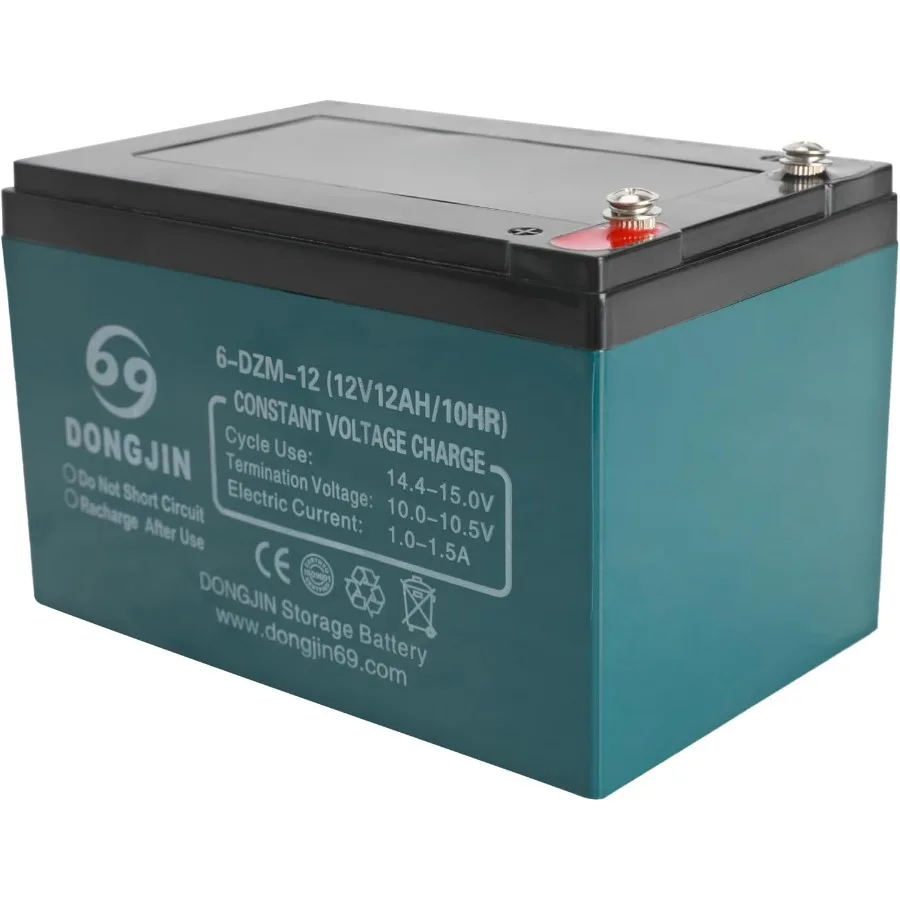 4PCS 12V 12Ah 6DZF12 6DZM12 Ricaricabile ManutenzioneFree SLA AGM Batteria di Ricambio per 48V Motore Elettrico Mobilità Scooter AT