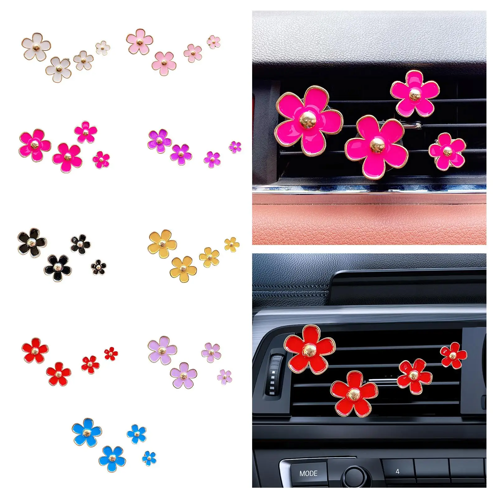4 Pieces Car Air Vent Clip Air Conditioning Outlet Diffuser
