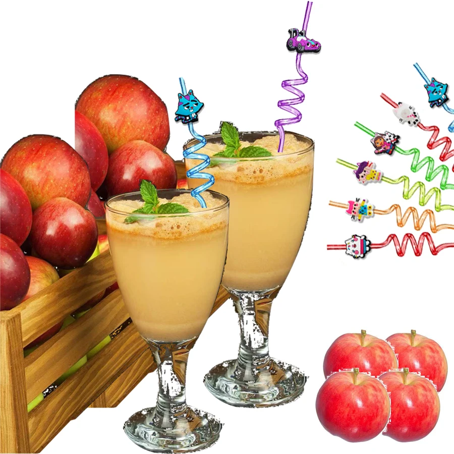 

Gabby Dollhouse Cats Reusable Drinking Straws Party Favor Children's Birthday Party Supplies Healthy Products Christmas Stocking