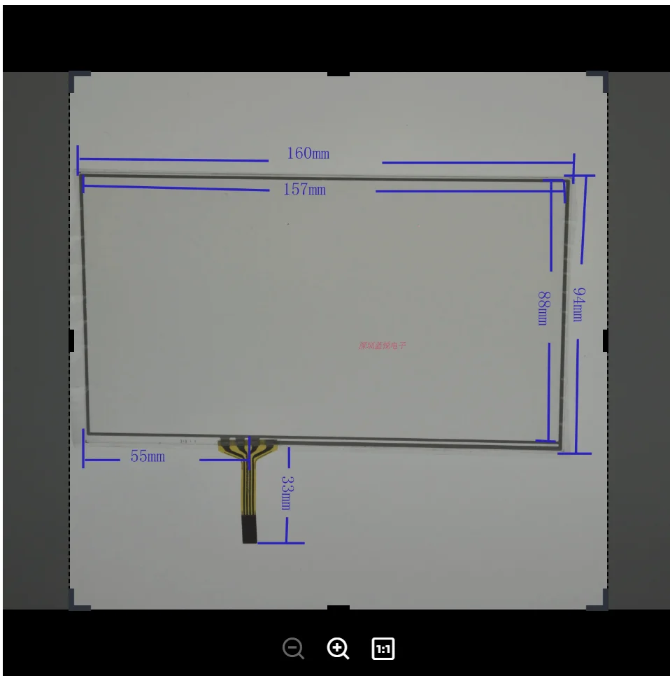 

ZhiYuSun Freelander d20 Touch Screen handwritten glass handwritten 160*94 NEW POST