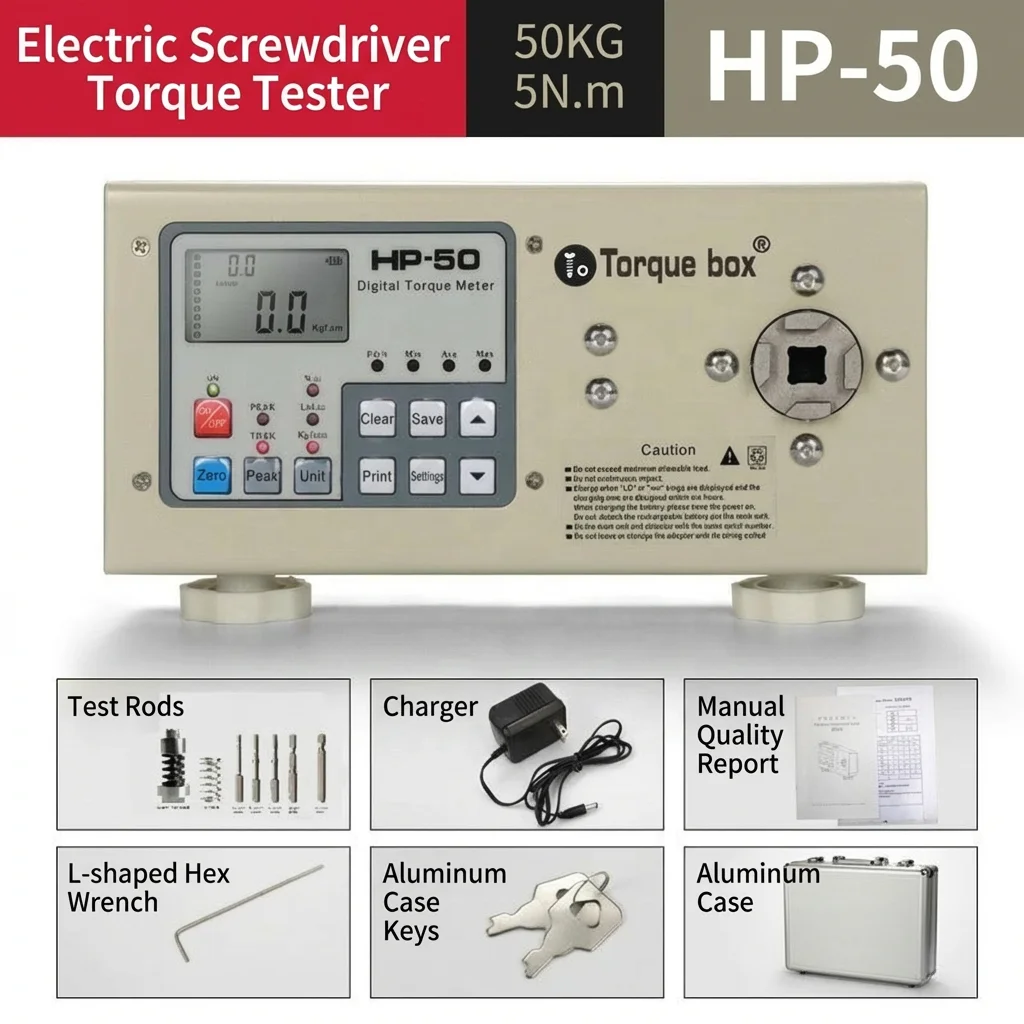 High Precision Torque Tester HP-50 Digital Torque Tester HP-50 Digital Torque Meter