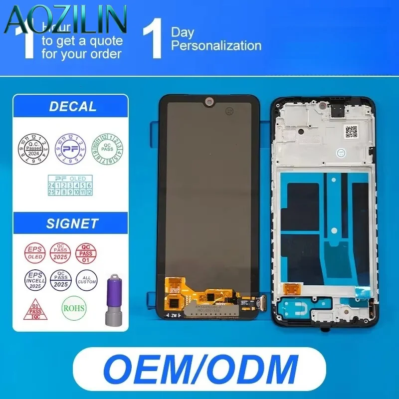 AOZILIN Cellphone LCD Display Replacement Screen For Tecno Vivo Oppo ZTE Google Samsung IPhone Mobile Repair Panel Pantalla