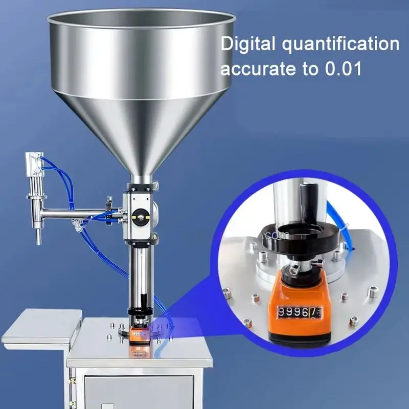 

Полуавтоматическая пневматическая разливочная машина высокой вязкости, машина для розлива жидких моющих средств с двойным соплом