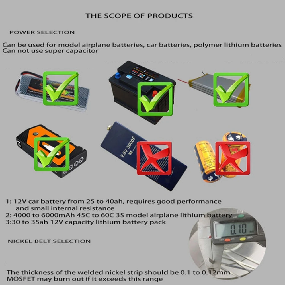 

【COMELY】Portable Transistor DIY Mini Spot Welding Machine 18650 Lithium Battery LCD Display Screen Spot Welder