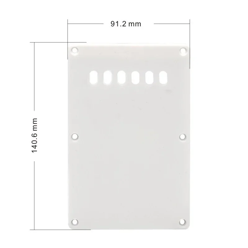 Крышка для гитарной полости с центральным отверстием, задняя крышка для электрогитары, черный/белый