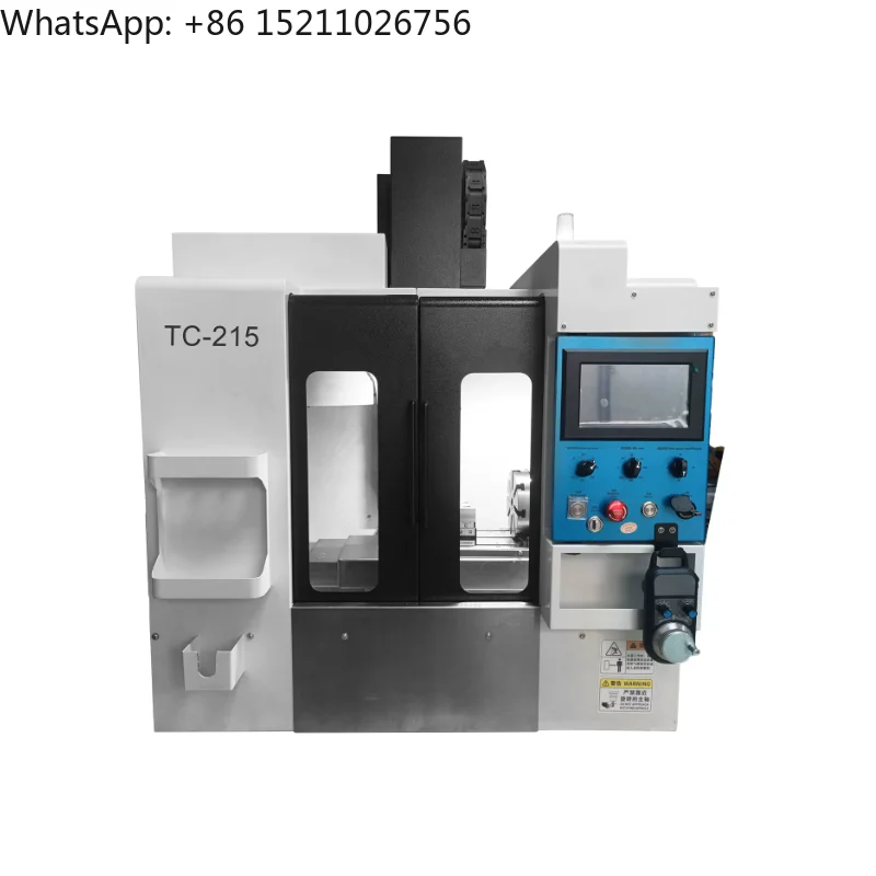 Precision CNC Machining X200mm Y150mm Travel Metal Lathe with Fully Enclosed Safety protection
