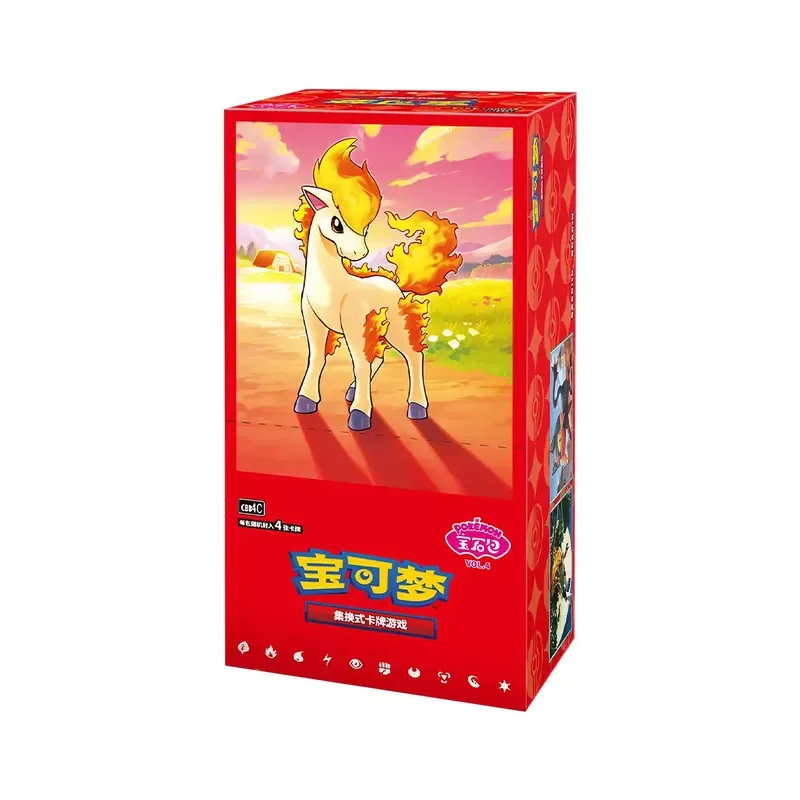 

Hot Pkm Ptcg Scarlet&Violet Gem Pack Vol.4 Serise Simplified Chinese Version Booster Collection Blind Box Toys Cards Gift
