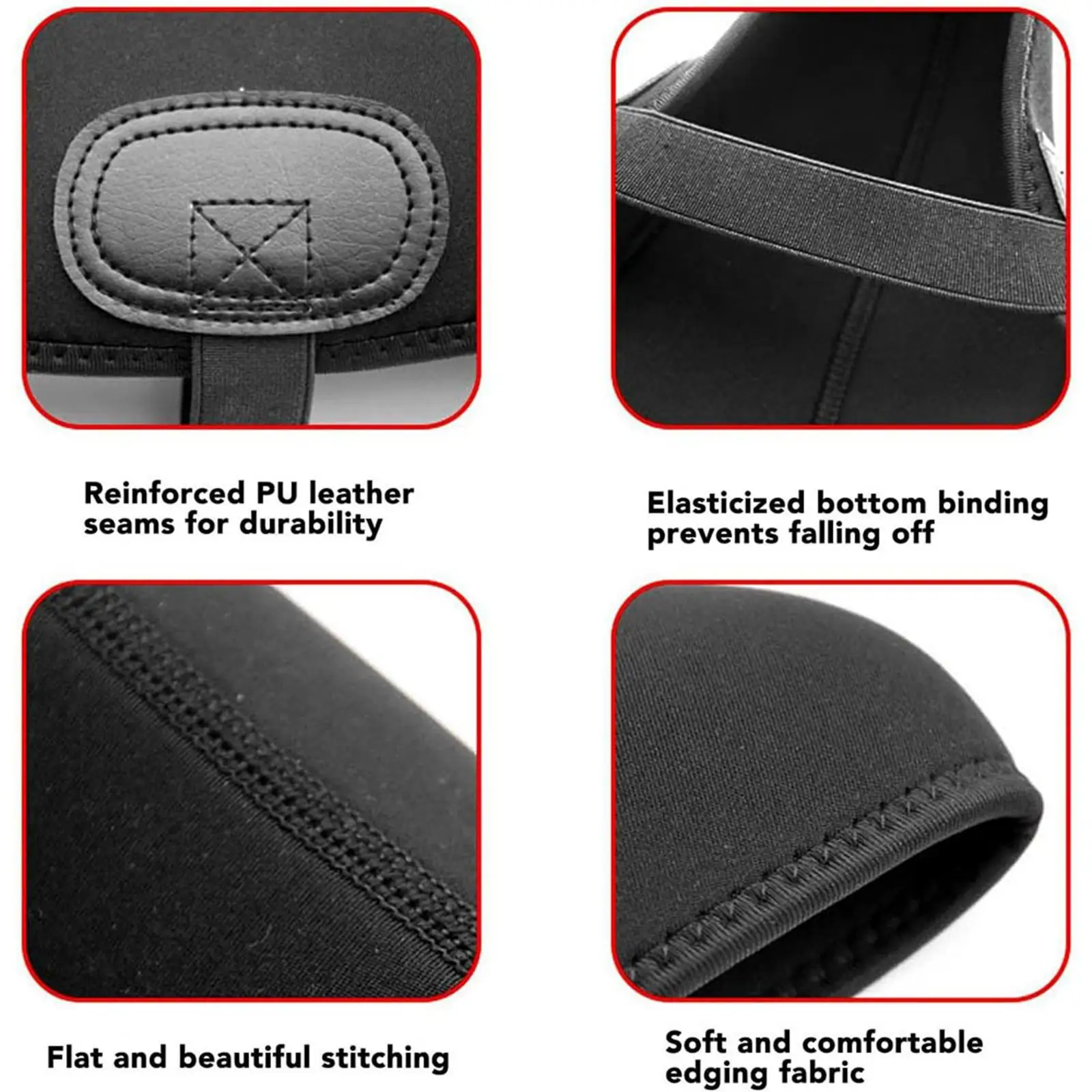 أغطية أحذية التزلج الخارجية المحمولة غير القابلة للانزلاق والرياح لتدفئة الأحذية الأنيقة #5