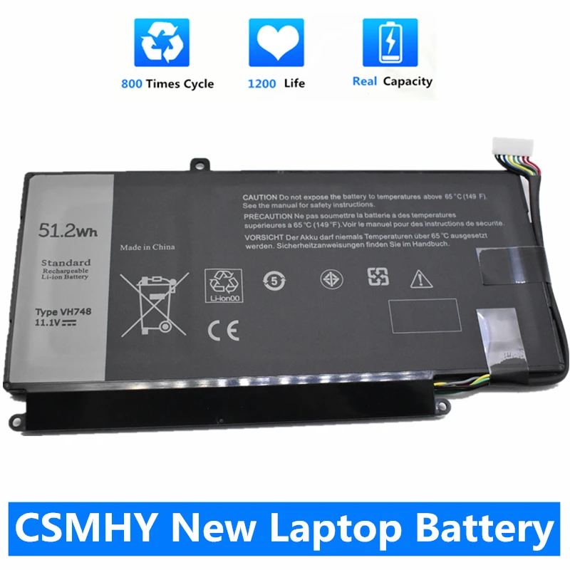 CSMHY-batería VH748 para ordenador portátil, nuevo accesorio para DELL Vostro 5460 5470 5560 14 5480 para Inspiron 14 5439 V5460D-1308 V5460D-1318 5470D-1328