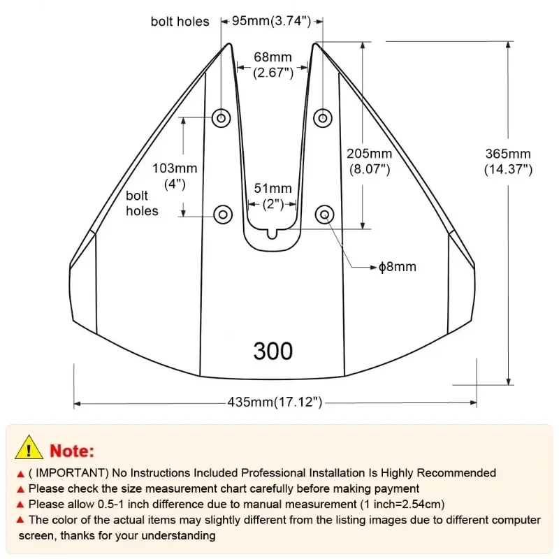 1 Set Marine Boat Hydrofoil Stabilizer For Outboards Stern Drives 30-300 HP Engine