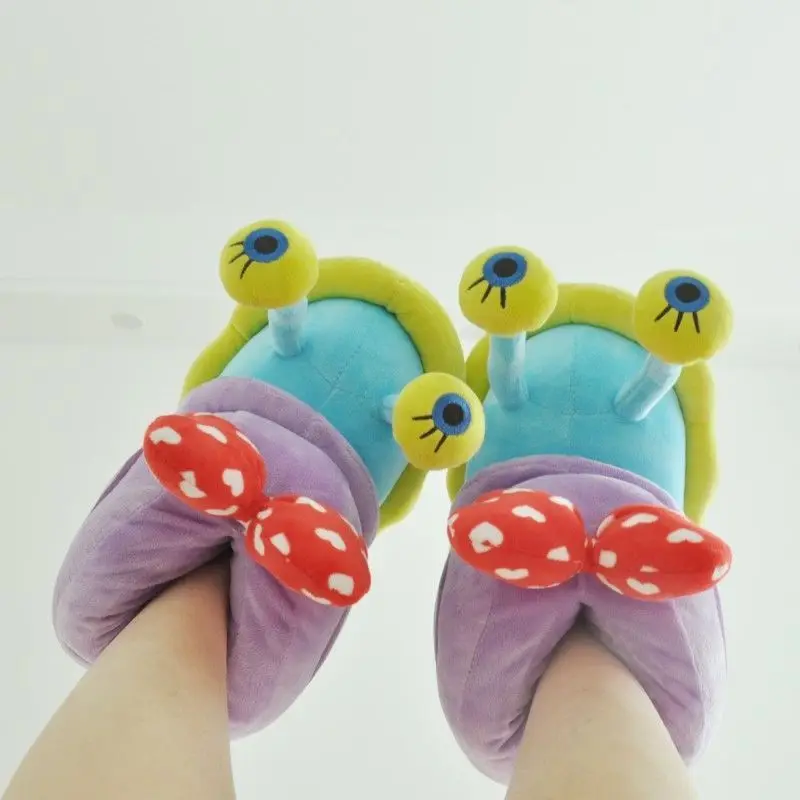 Squarepants Gary The Snail Cotton Shoes Home Slippers Cartoon Anime Plush Personalized Cotton Slippers for Friend Gift