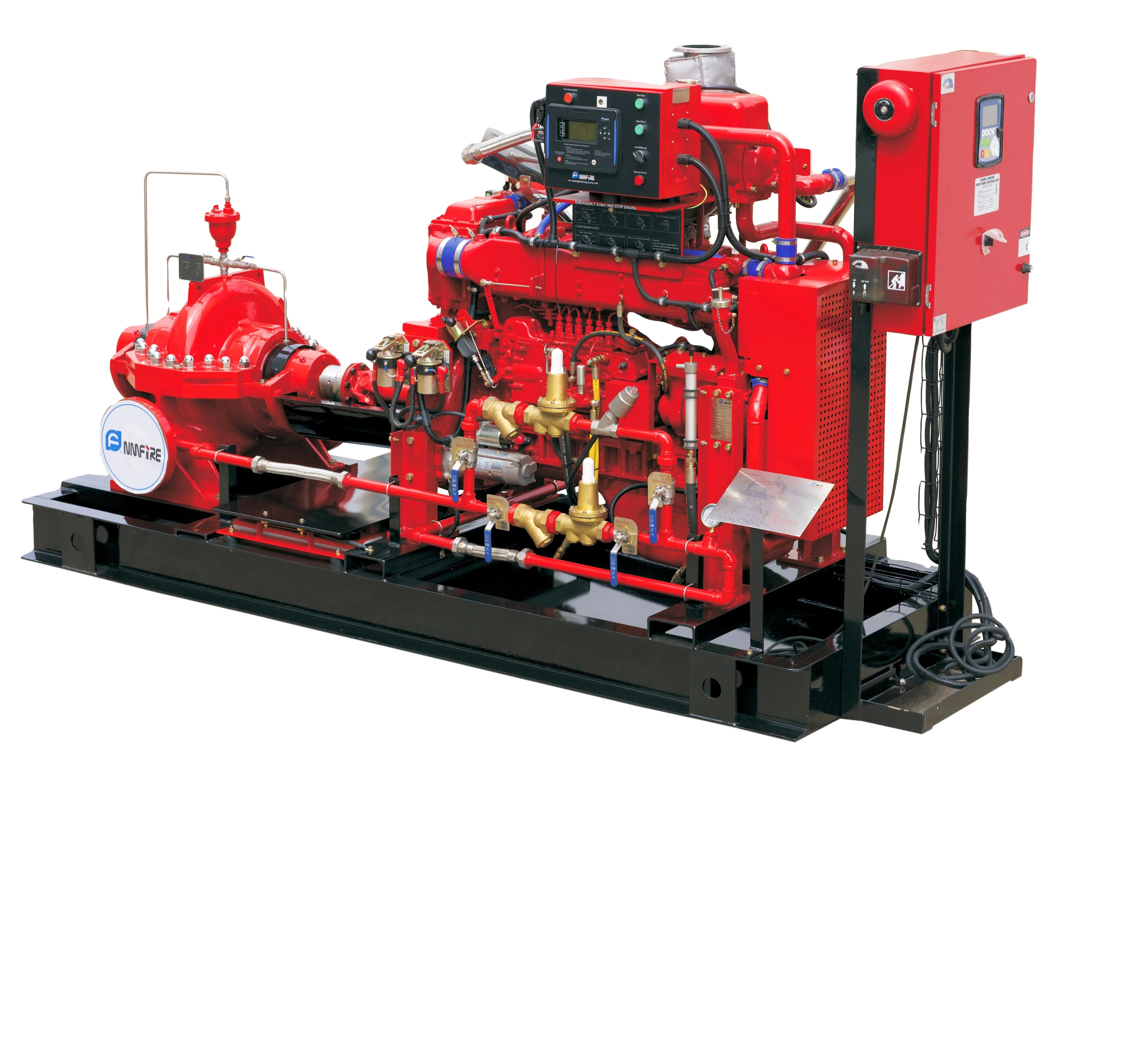 Horizontal Split Case Fire Pump 1500 Gpm Electric Driven 250 Chinese Brand with ULFM Certificate