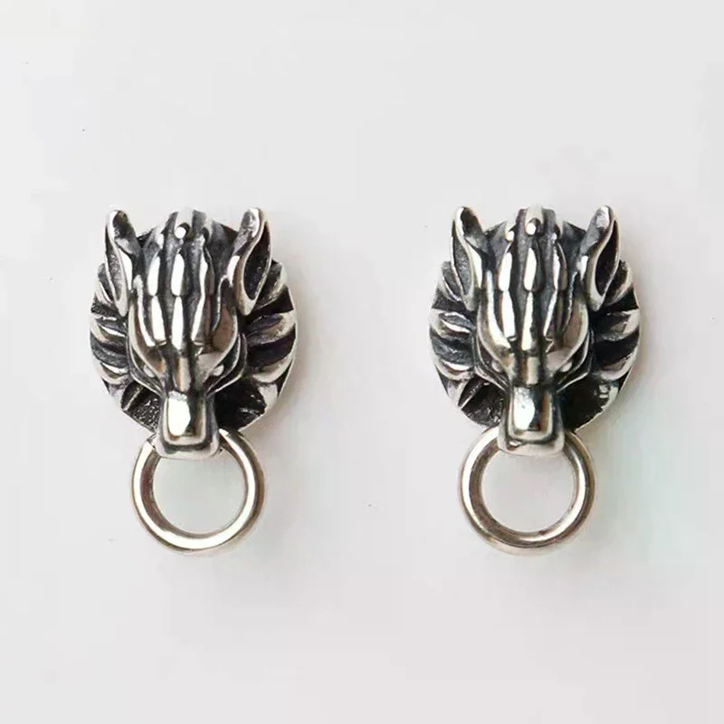Exclusive Final Fantasy-Inspired Wolf Stud Earrings for Console Game Fans