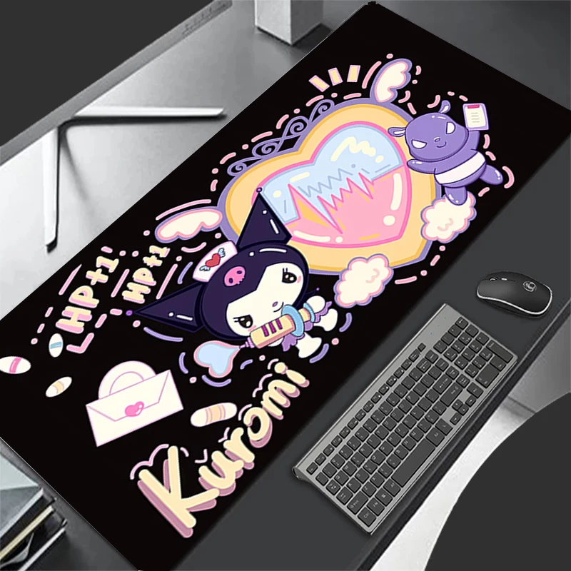 

Mousepad K-kuromi Fashion Large Mouse Mat New HD Pc MousePads Office Laptop Carpet Soft Anti-slip Waterproof Desktop Mouse Pad