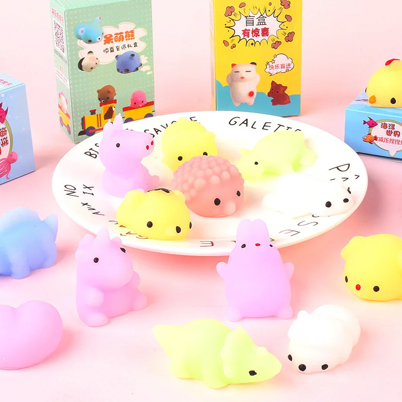 Kawaii Squeeze Toy for Kids Adult Stress Relief Toy Animals Soft Squeeze Doll Children Gift Anima Squishy Ball Antistress Balls