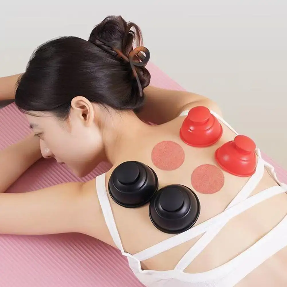 1PC Langlebige Silikon Vakuum Schröpfen Drücken Typ Schaben Massage Körper Tassen Anti Cellulite Masajeador Körperpflege