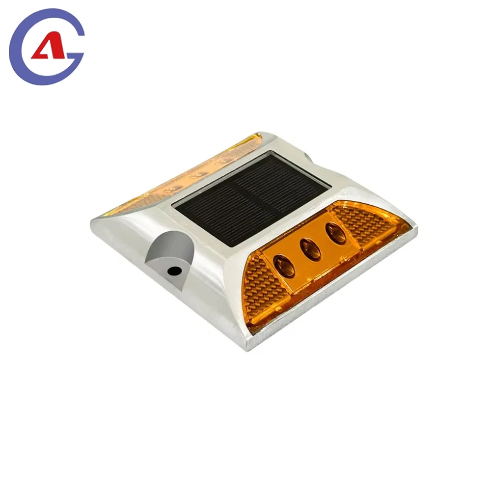 With Screws Road Safety Supplies IP68 Reflective Solar Studs Dock Lights Tacks Driveway Light Stud Reflector Roadway Security