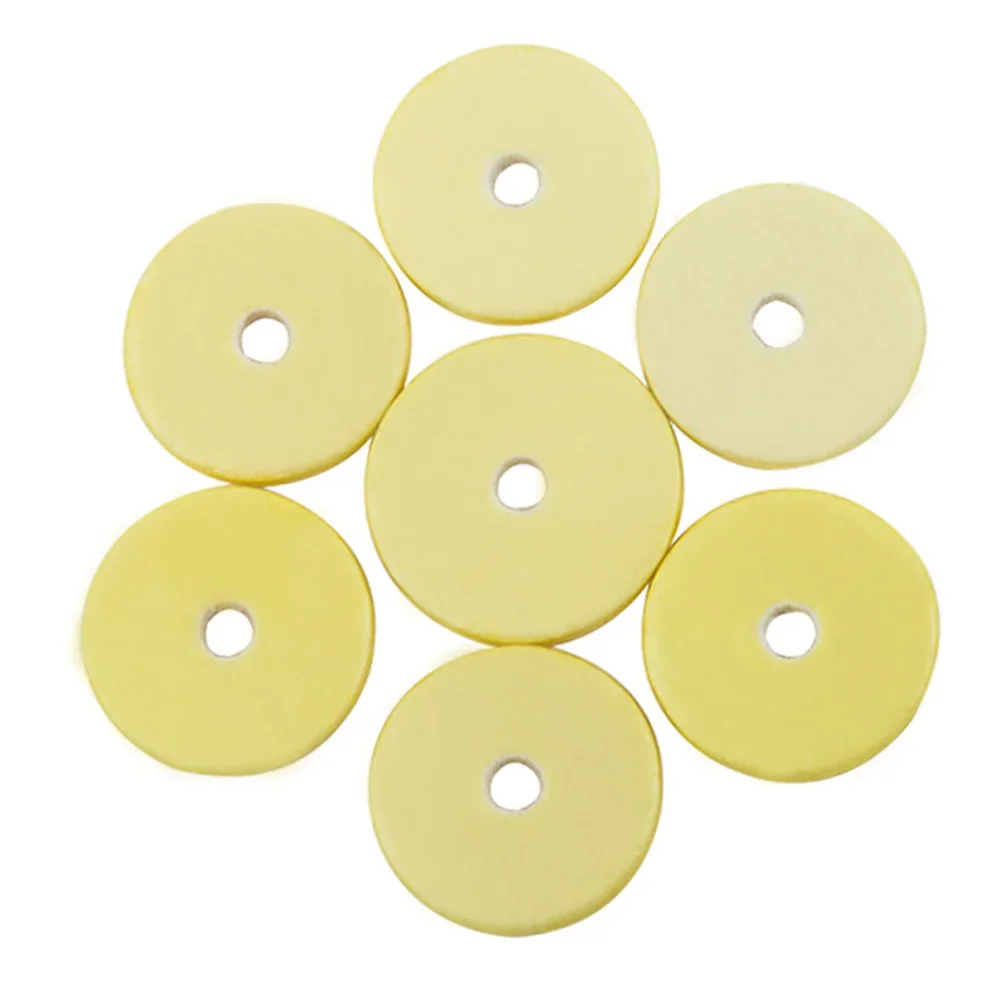 16 Teile/satz Flöte Schlüssel Pads Gelb Kork Pad Leder Kissen Flöte Pads Zubehör Bläser Musical Instrument Ersatz Teile – Detail 7
