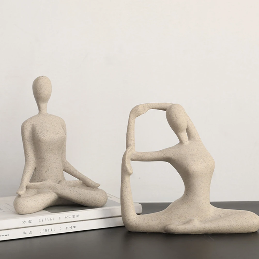 

Table Decorations Desktop Miniatures Grey Resin Tabletop Ornament Miss