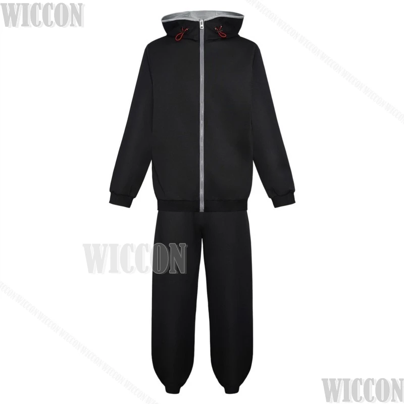 Yuji Anime Itadori The Culling Shimetsuu Kaiyuuu Game Cosplay Black Uniform Man Clothes Pink Wig Halloween Nvidad Carnaval view 5
