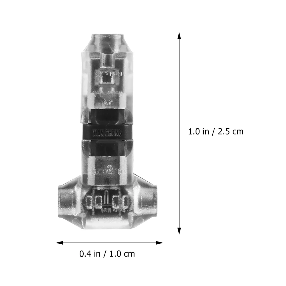 10 Pcs Split Wire Connector Voltage Wiring Connectors Tap Splicers Type Electric Cable