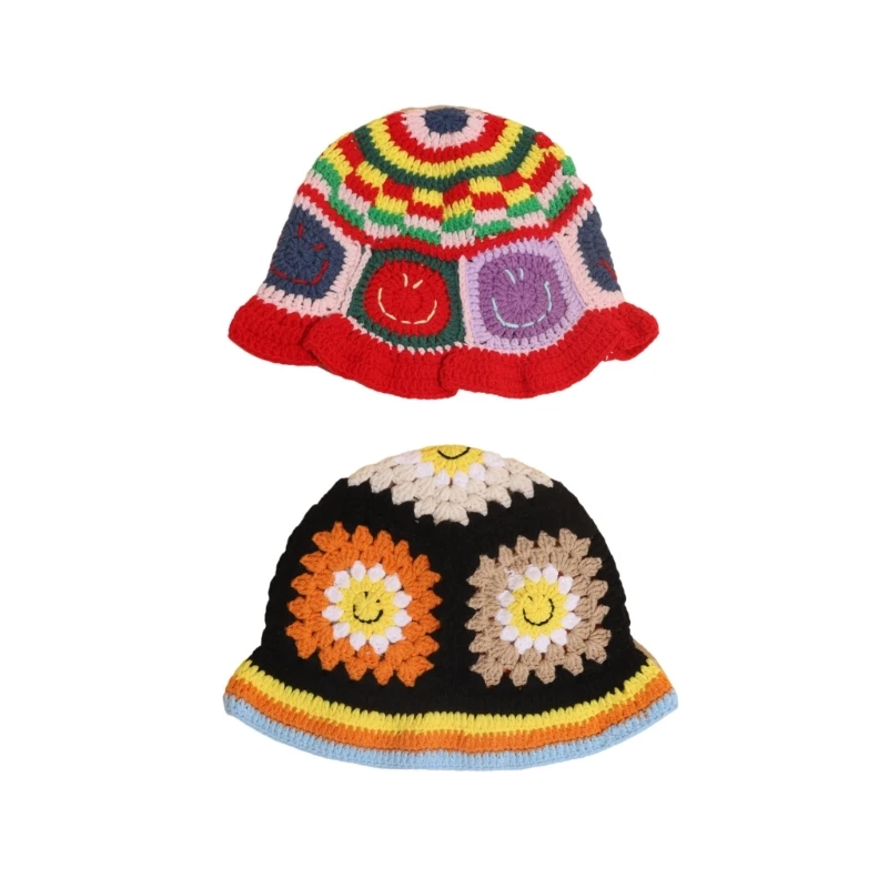 

Elegant Crocheted Bucket Hat Breathable Hat Handwoven Hat Holiday Wear Dropship