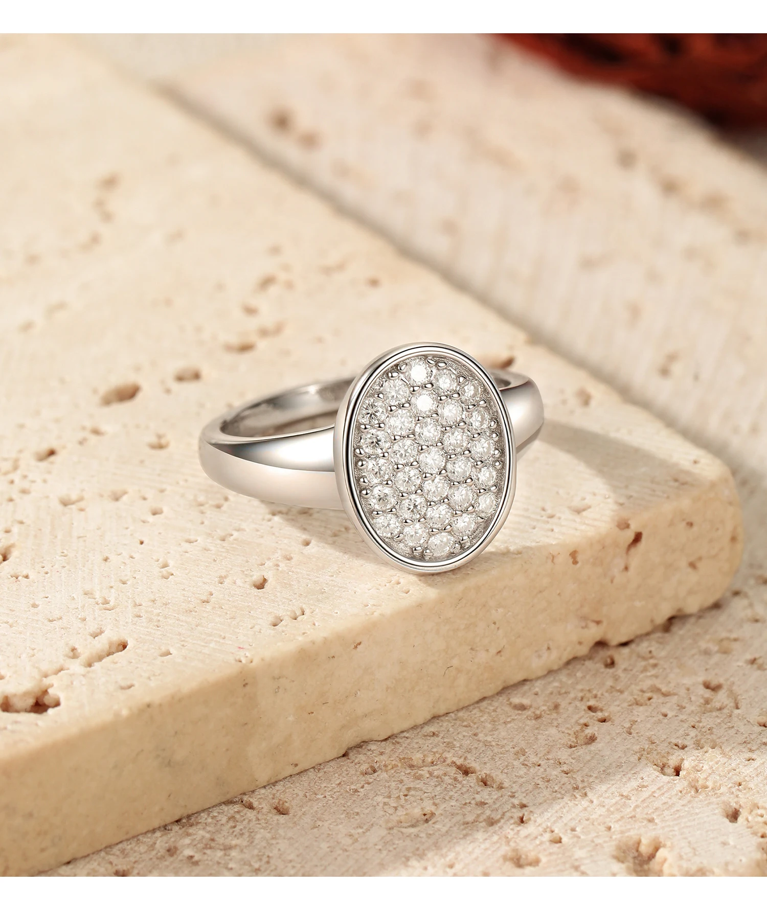 MODIAN Moissanit-Eheringe aus 925er Sterlingsilber, luxuriöse, funkelnde Fingerringe für Damen, edler Schmuck, Accessoires – Detail 16