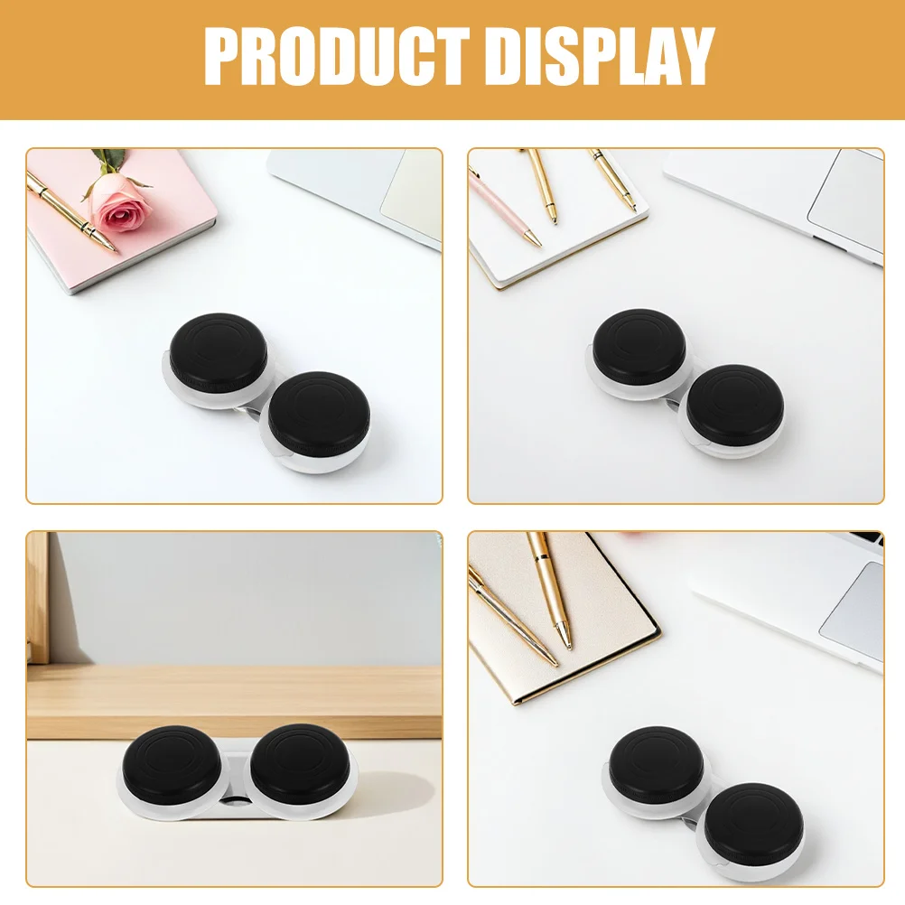 3pcs Wadah Cat Minyak Palet Cat Dua Kompartemen Tempat Cat Pelarut Anti Bocor Dengan Klip Tutup Untuk Mencampur Membersihkan Kuas Seni