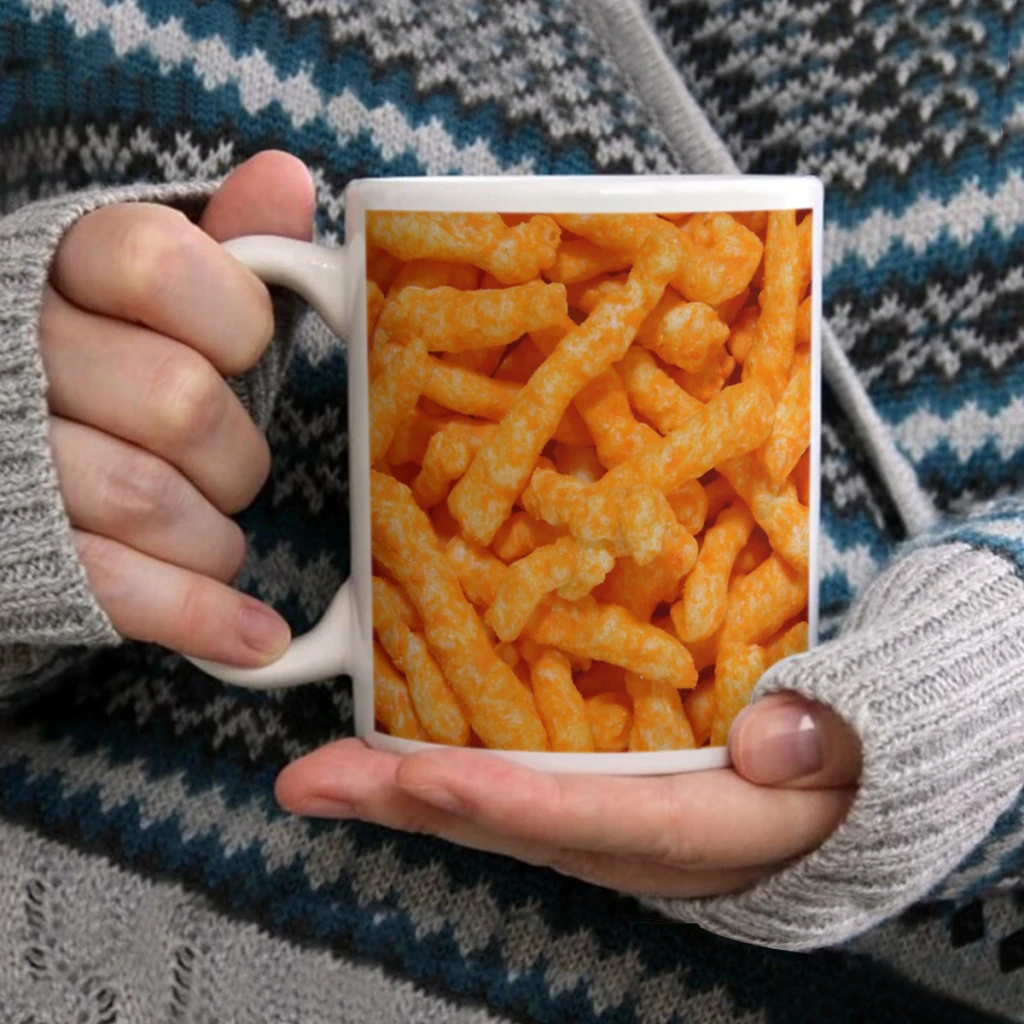 

CheetosCoffee Mug Чайная чашка 11 унций Кофейная чашка Забавная керамическая кружка на день рождения Персонализированная чашка