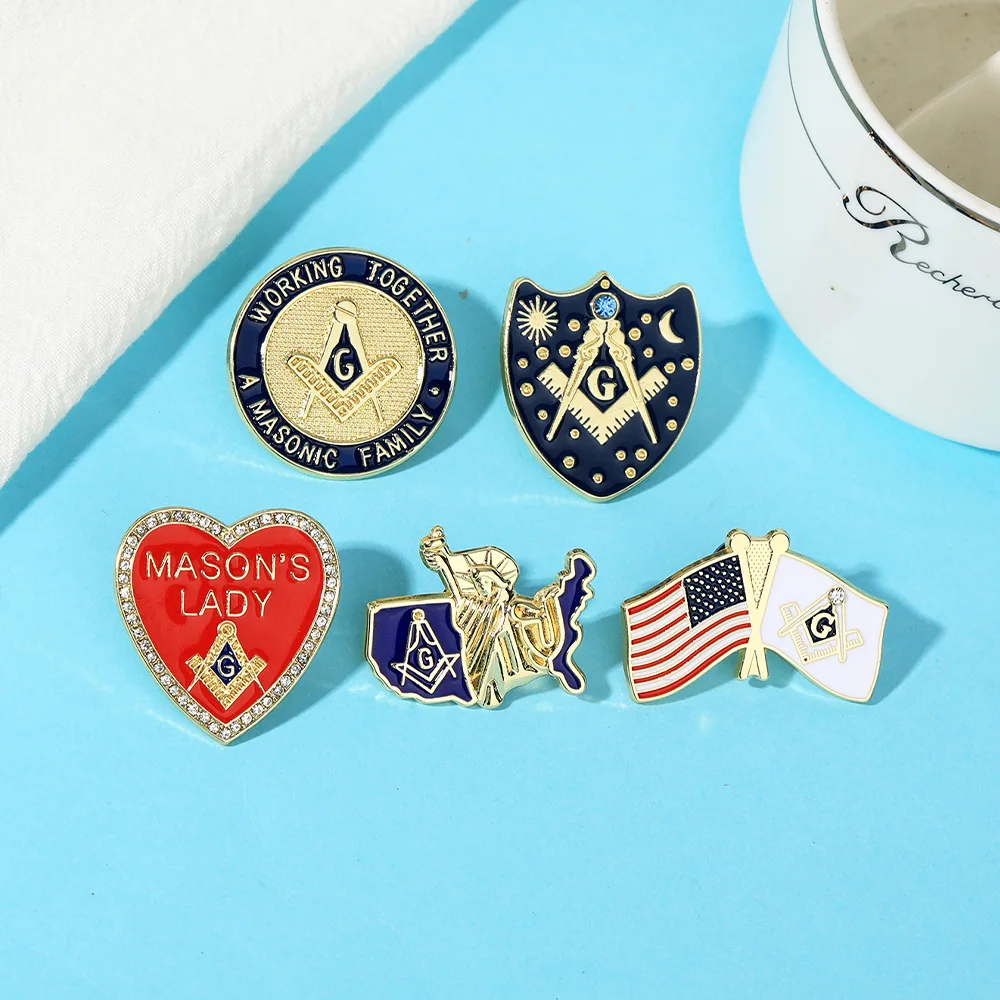 Значок-из-сплава-капельное-масло-мультяшные-буквы-имитация-эмали-брошь-с-американским-флагом-аксессуар