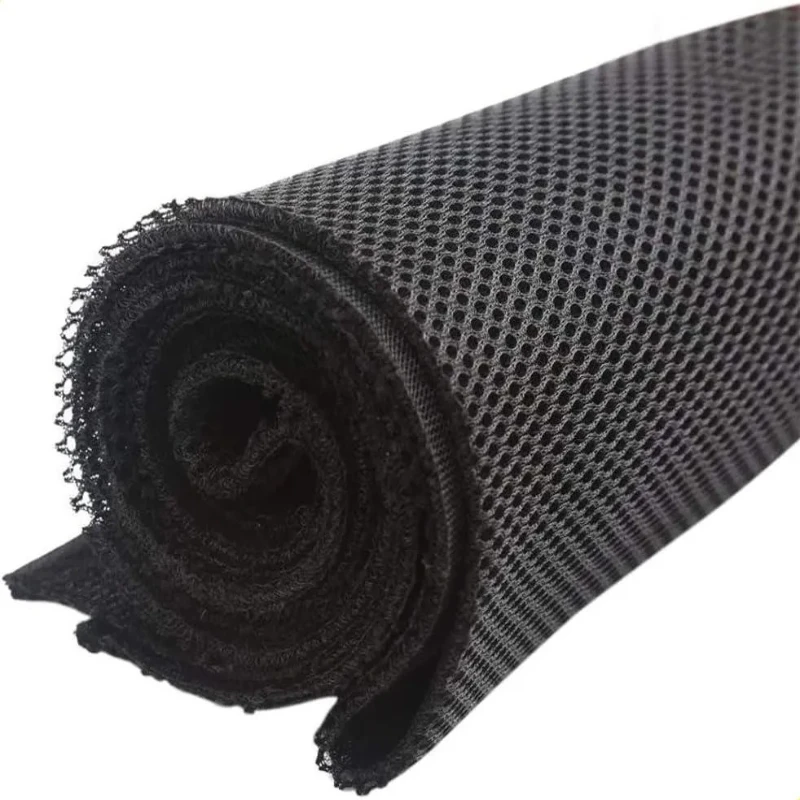 Black Dustproof Speaker Grill Cloth 140×100cm Polyester Mesh Fabric for DIY Speaker Repair Replacement HIFI Home Audio KTV