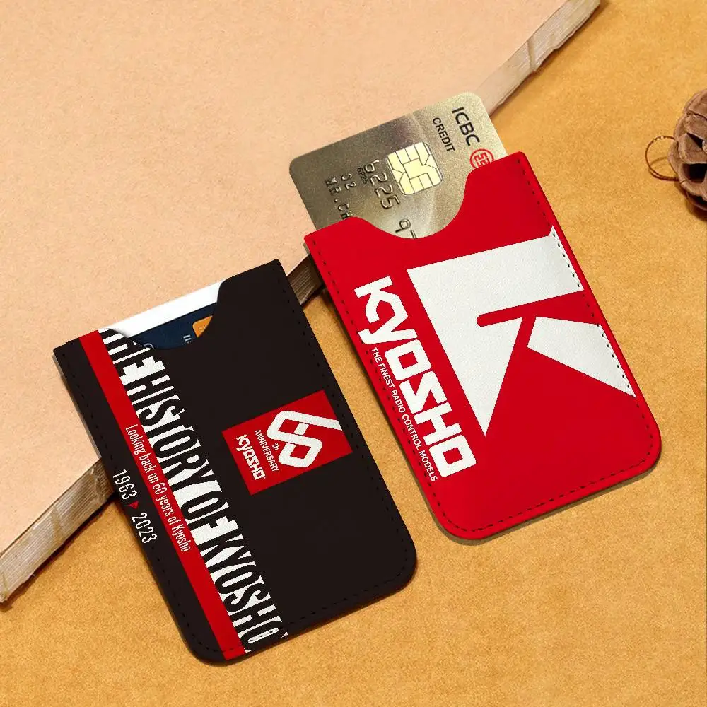 Model Brand K-Kyosho Men Women Universal PU Leather Business Card Holder ID Credit Card Organizer Pocket Size Card Case