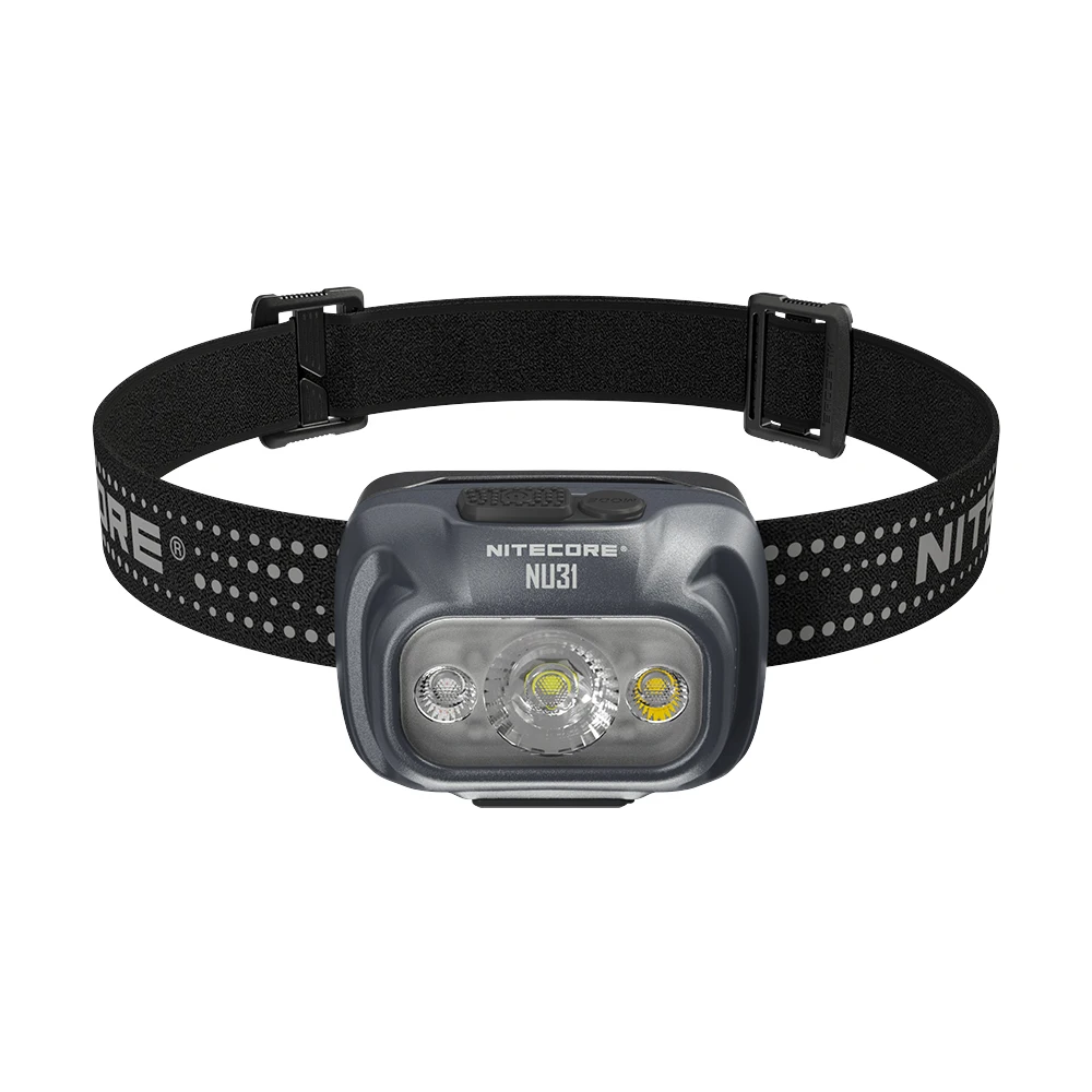 NITECORE NU31 Headlamp Triple output lightweight Headlight Max 550 Lumens Torch USB-C Rechargeable Spotlight Floodlight