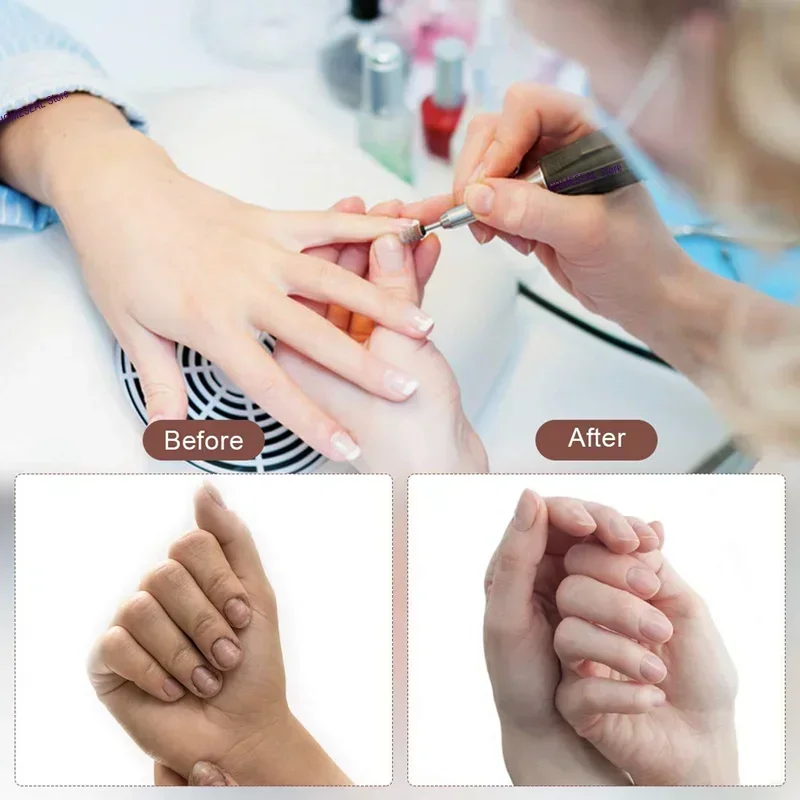 Imagem -04 - Elétrica Unhas Bandas de Lixamento Broca Manicure Elétrica Moagem Cabeças Remoção uv Gel Polonês Ferramentas Abrasivas 80 120 180grit