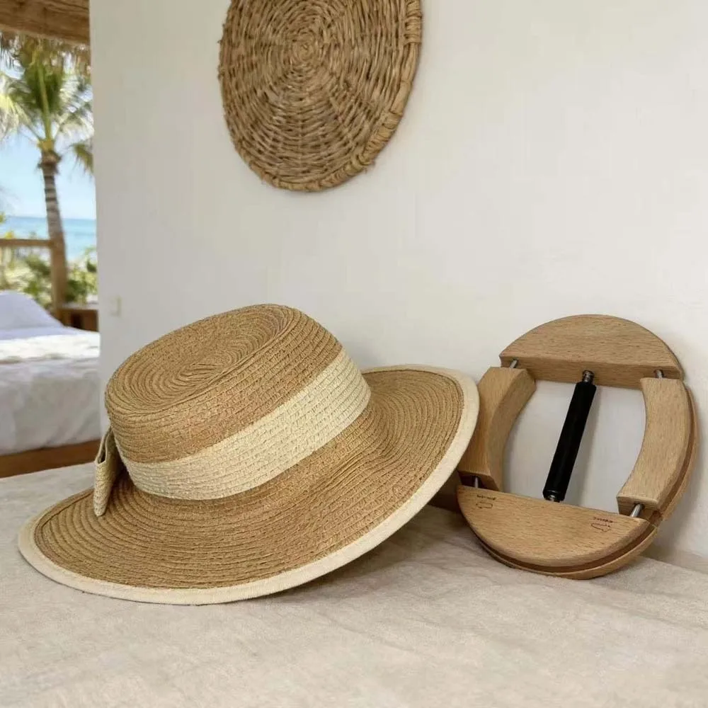 Compact Hat Stretcher Cap Inner Support Portable Cowboy Baseball Holders Adjustable Lightweight Wooden Hat Holder Grassland