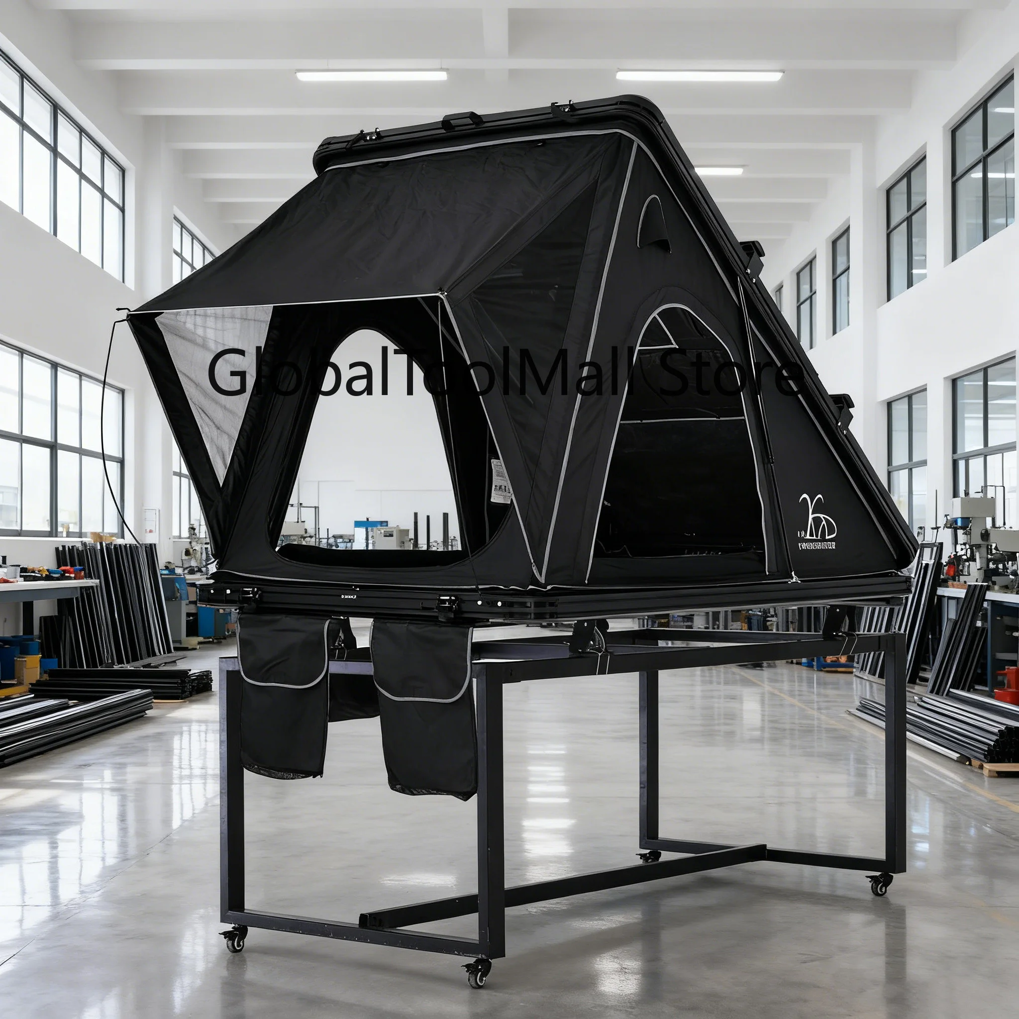 210x130x150cm Aluminum Hard Shell Suv Pop up New Style Triangle Car Roof Top Tent