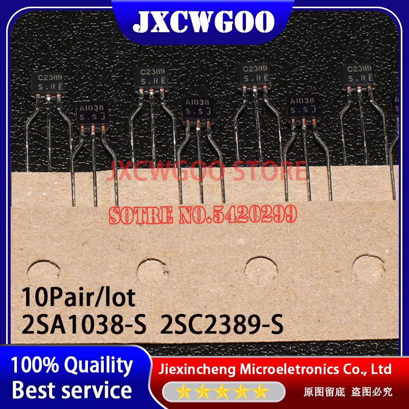 2SA1038-S 2SA1038 A1038 A1038-S 2SC2389-S 2SC2389 C2389 C2389-S TO-92S ROHM New original 10Pair/lot