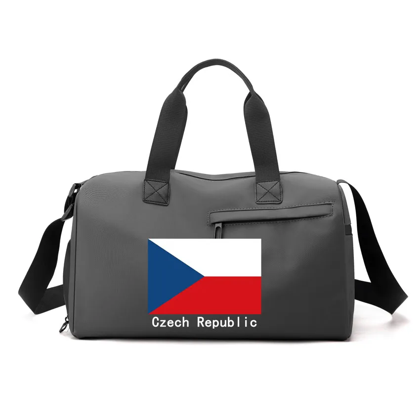 

Сумка для спортзала для йоги, водонепроницаемая женская спортивная сумка для плавания, многофункциональная ручная сумка для выходных, сумка с принтом флага чешской Республики