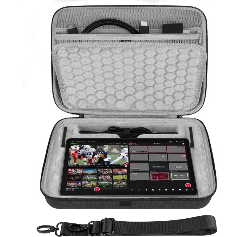 

Geekria Compatible YoloLiv YoloBox Extreme, EVA Hard Shell Portable Travel Bag (Dark Gray)