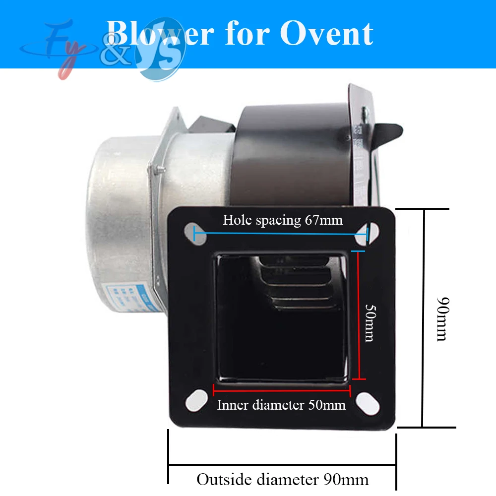 220V Universal Gas Oven Dedicated Fan, Standard Design Fits Most Gas Stove Models for High‑Efficiency Combustion