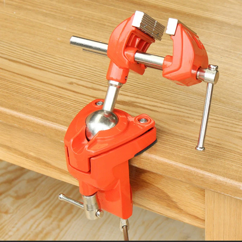 Manual Universal Vise 70mm Vise Rotates 360 Degree Rotating Universal Units Clamp Vice Swivel Table Bench Heavy Duty Tabletop