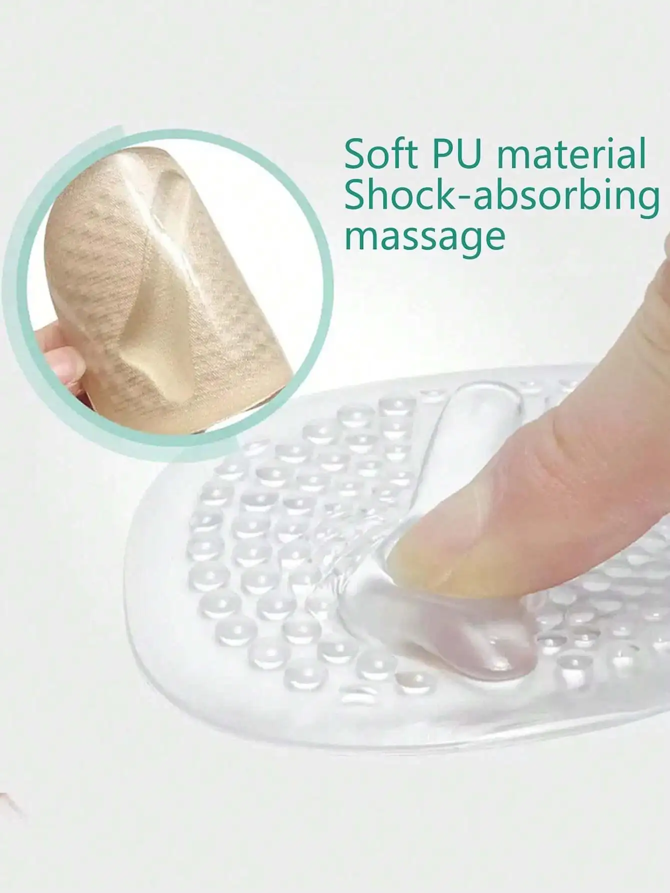 

Мягкие амортизирующие вкладыши для каблуков из ПУ для женской обуви на высоком каблуке