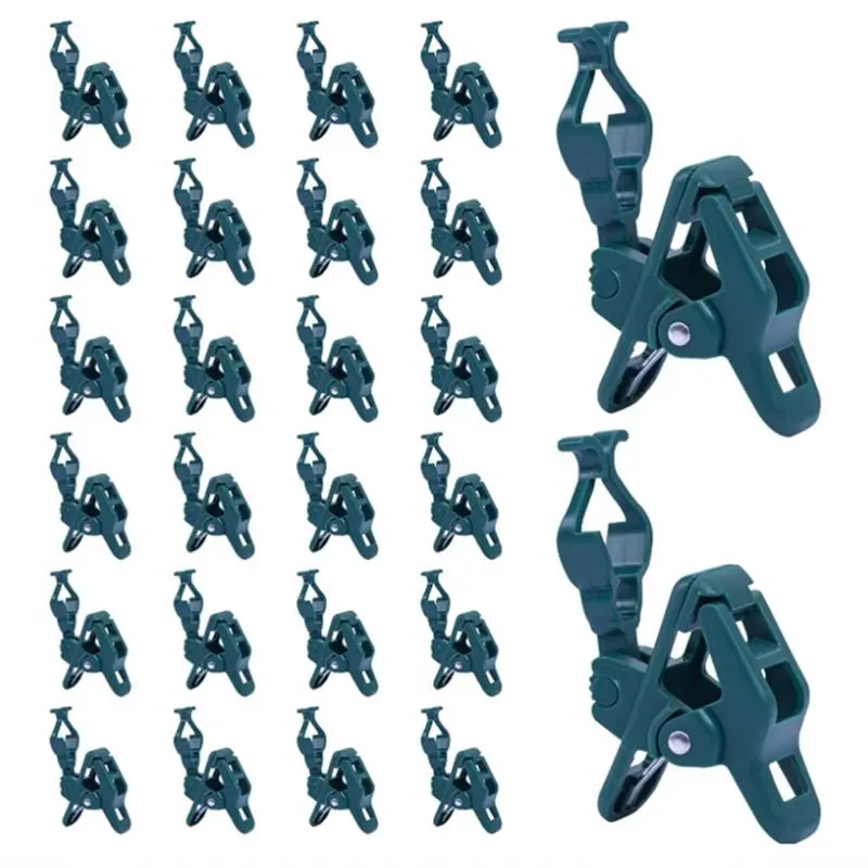 

【RECOMENDAR】Outdoor Christmas Light Clips, 50 Pack Adjustable Quick Mount For E12,E17 Lights,Shingle And Gutter Installation
